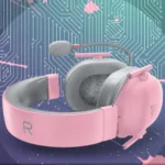 هدست سیم دار گیمینگ ریزر مدل RAZER Blackshark V2 x صورتی