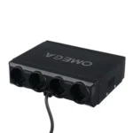 محافظ برق چهار خانه فلزی امگا مدل OMEGA F6000