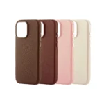 قاب اپل چرمی مدل Joyporodo IPHONE 16Pro قهوه ای