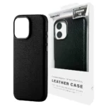 قاب اپل چرمی مدل Joyporodo IPHONE 16 مشکی