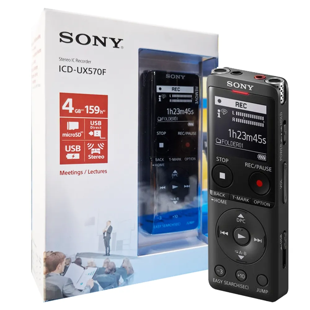 2b137bc6c462231429d5397bb9349baa97acbe009627bd871a1f83e07a8a3afb.webp رکوردر سونی مدل SONY ICD-UX570F مشکی