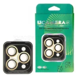 محافظ لنز شابلون دار مدل IPHONE 13Pro/13Pro Max طلایی