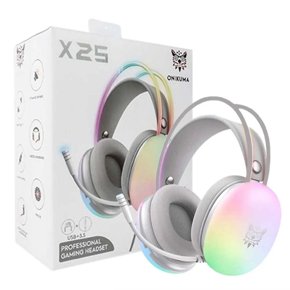 2ceba5c0d0124c213caf5d04a9fd04b5e3aef9bfef7c22ab46918b07d0cdaaf1.webp هدست گیمینگ اونیکوما مدل ONIKUMA X25 RGB سفید