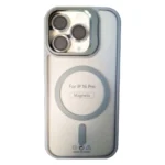 قاب اپل مدل METAL IPHONE 16PRO طوسی مات