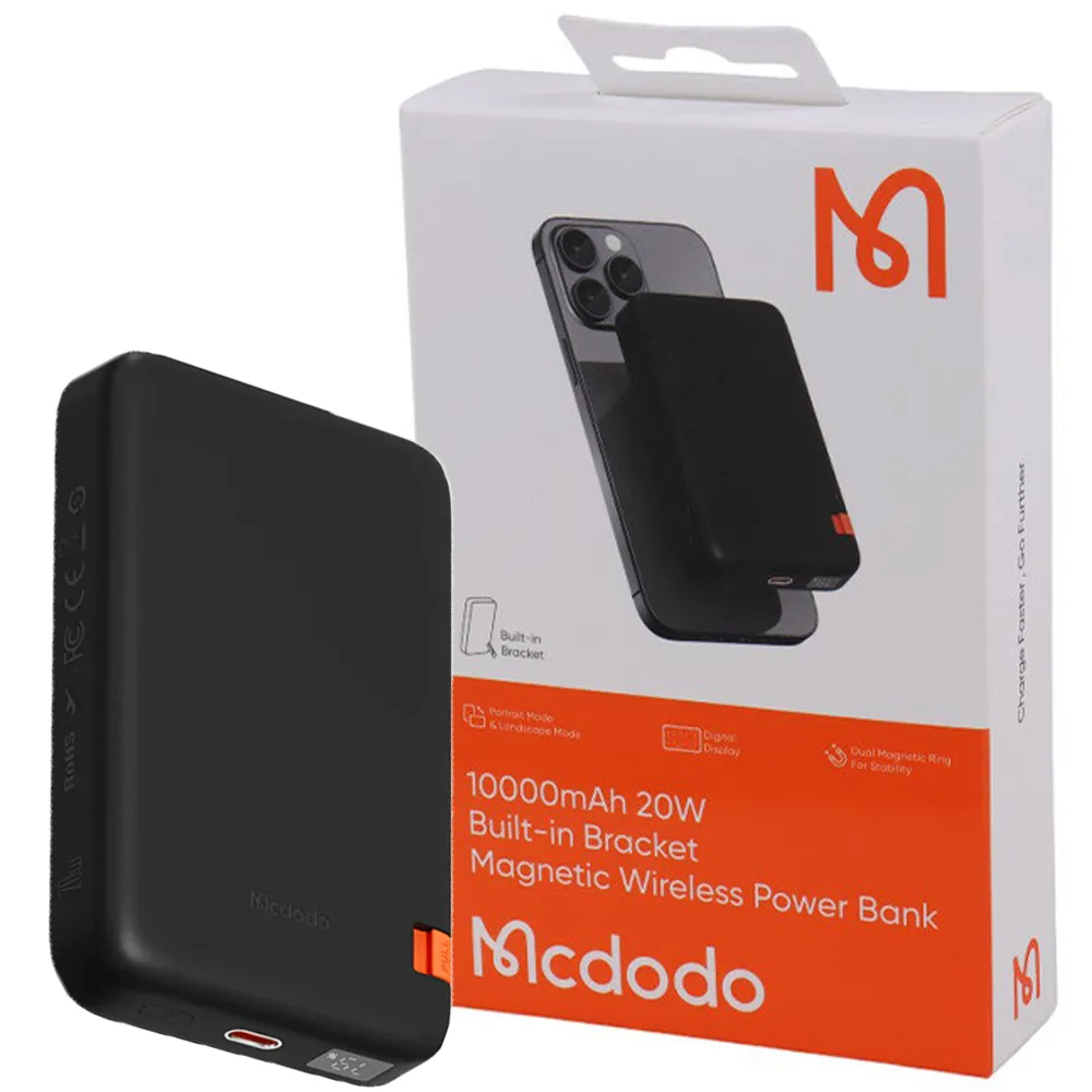 2d2e31dab19fc713ee25113e6d78ef8e4fecbaf7682ba42f14c591f15ff00efe.webp پاوربانک مگ سیف مکدودو مدل Mcdodo MC-510 10000mAh مشکی