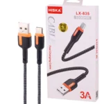 کابل شارژر HISKA 3A LX-835 1M TYPE-C