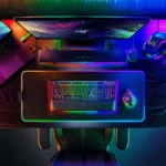 کیبورد سیم دار گیمینگ ریزر مدل RAZER BLKWIDOW V4 Green Switch