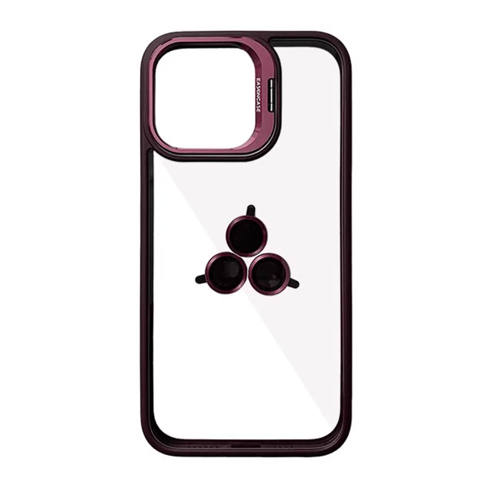 2f1bec48d870fc294af70f1fb64910871b86b9a66bdee3be7d807b5488f166f1.webp قاب اپل + محافظ لنز IPHONE 15 Pro Max زرشکی Eason Case