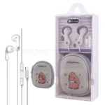 هندزفری سیم دار پرووان مدل PROONE PHF3916 فانتزی طوسی