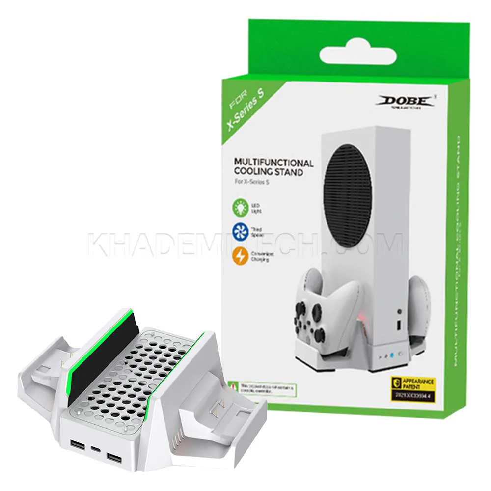 316c90b266f7dfb7939ff20277378b38838a3cd585e7129f85ba3e1bff497b74.webp استند دوکاره DUBE TYX-0663 مناسب XBOX S SERIES