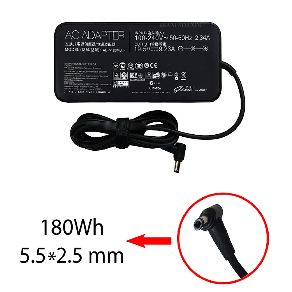 316cca087bf178f31520c05ba6e0f518b0e2290e1d4aed47c7514ca790d1ff8d.webp شارژرلپ تاپ ایسوس 19.5V 9.23A Slim Gimo Plus