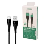 کابل تایپ سی فست شارژ شوش مدل SHOOSH SH115C TYPE-C 5A مشکی
