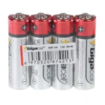 باطری قلمی ساده گیگاسل مدل GIGACELL شیرینگ 4 عددی