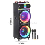 اسپیکر چمدانی میکروفون دار رویال مدل ROYAL RSB-1230