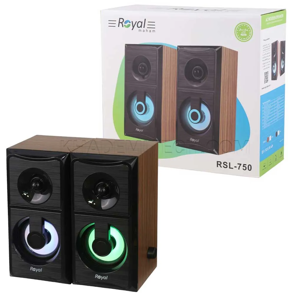 348212bed68d524714c56bc722426f38aa577182f616f8ffbf2f4192a1516041.webp اسپیکر دوتکه لپ تاپ مدل ROYAL RSL750
