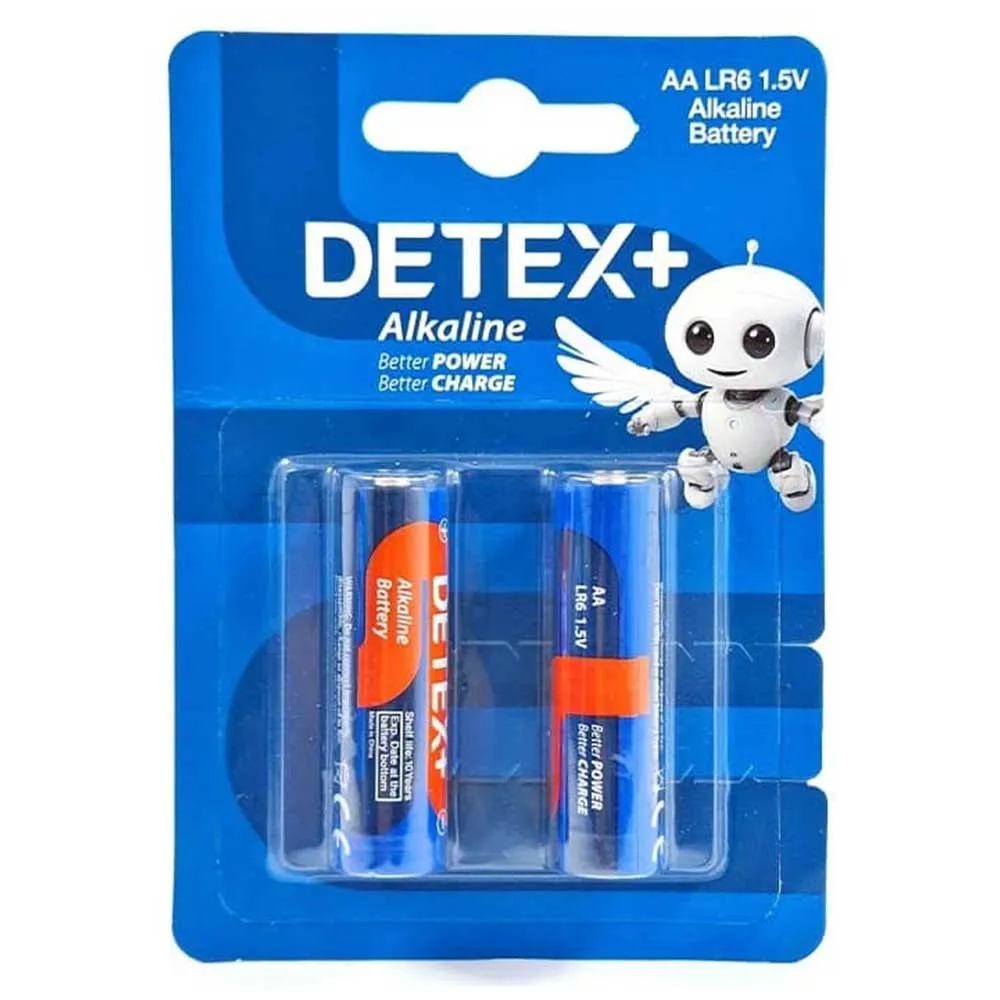 35c66874a20fc6174d90cfde791167531d7ee7d09b012ea847df932c6de46572.webp باطری قلمی آلکالاین دتکس پلاس2 کارتی مدل DETEX+ Alkaline AA