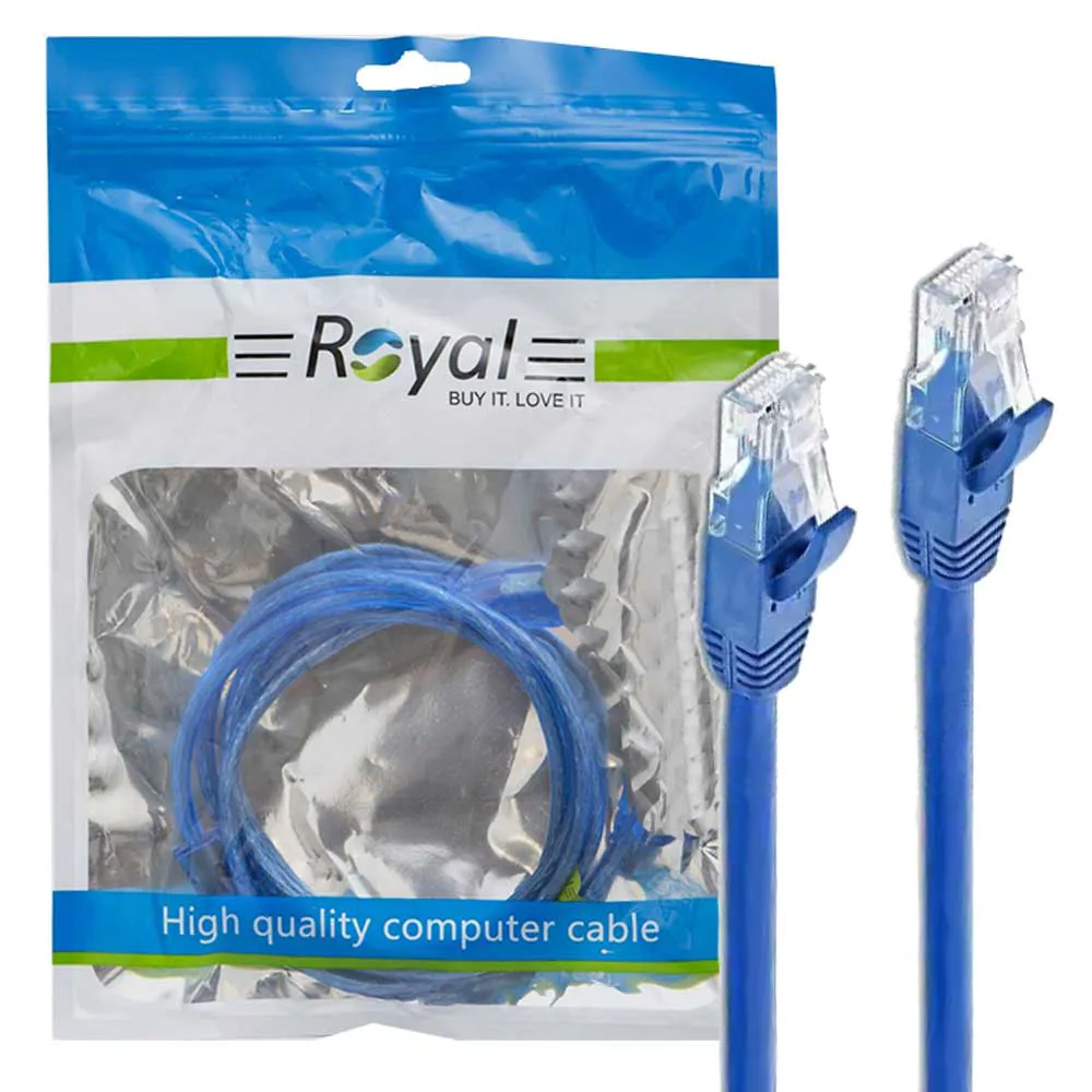 385bddfa2ac15c950f9b76fc61cc9e5b94ae2c63b3189279a3cf001f96787de1.webp کابل پچکورد CAT5رویال ROYAL.2M
