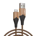 کابل میکرو موکسوم مدل MOXOM MICRO KH-16 قهوه ای سفید