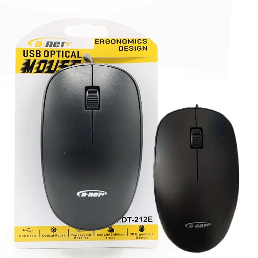 39ad46a5836f6d74a1c31505b2649f6db2807e0be1079d7e9a6391dd769ddc2e.webp ماوس سیم دار دی نت پلاس مدل +DT-212E D-NET مشکی