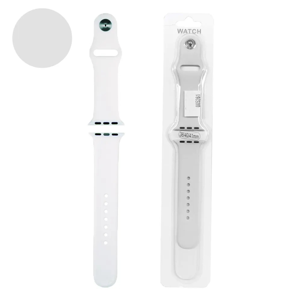 39f829e1984c7a7711d57f4a2833cd1d9c306d6da8ca7c4bb5c91fb7a1aadb75.webp بند اپل واچ SILICON 38mm/40mm/41mm سفید استخونی