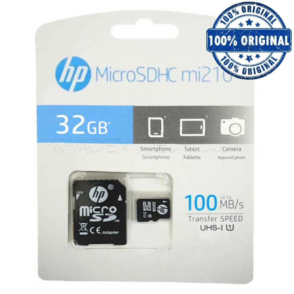 3bce8b2533e1cd6ac2d57dc8fb70308034592169de4325533877c8ead8ac1a81.webp رم میکرو اچ پی مدل HP 100MB U1 C10 32G گارانتی ایستا