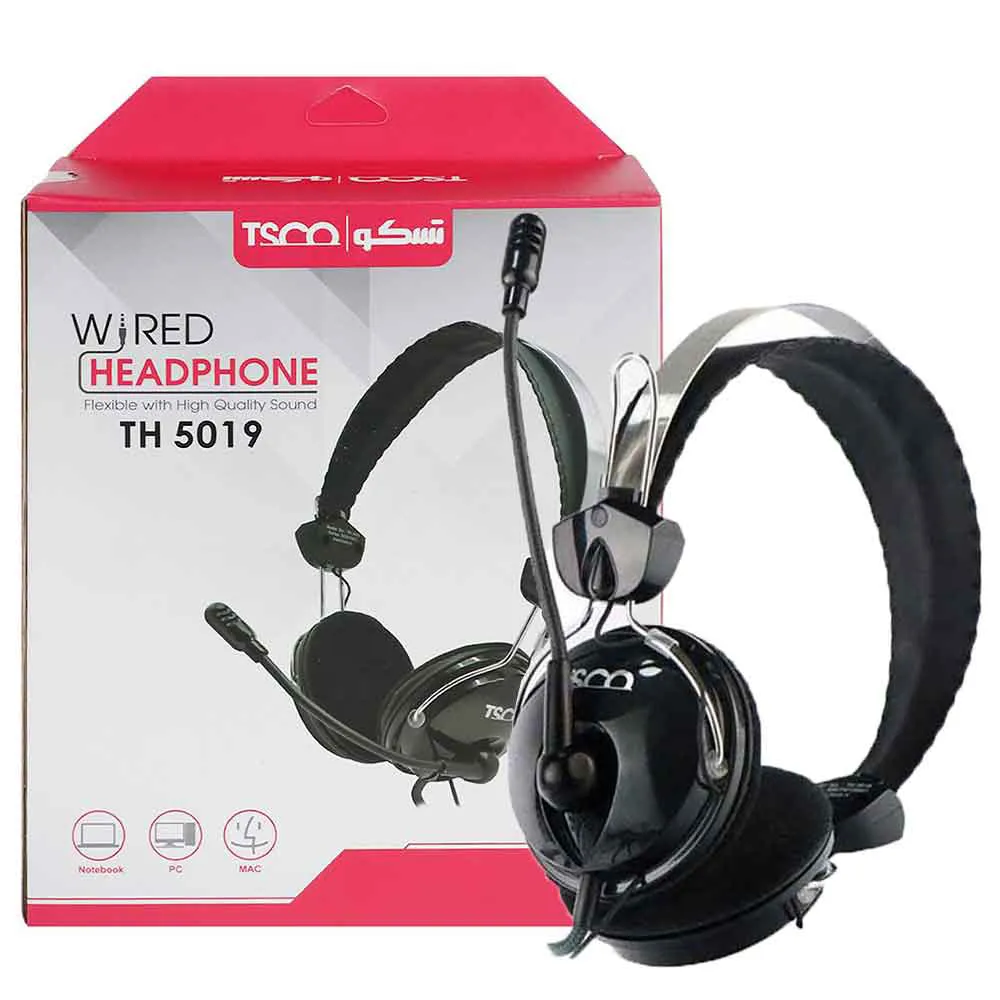 3d6c83d0ffc764e1c659eec8f225d305618a8570fbe5b2f106b6c0c1f2bbd025.webp هدست سیم دار TSCO TH-5019