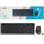 کیبورد و ماوس بی سیم ایفورتک مدل A4TECH FG1035 مشکی