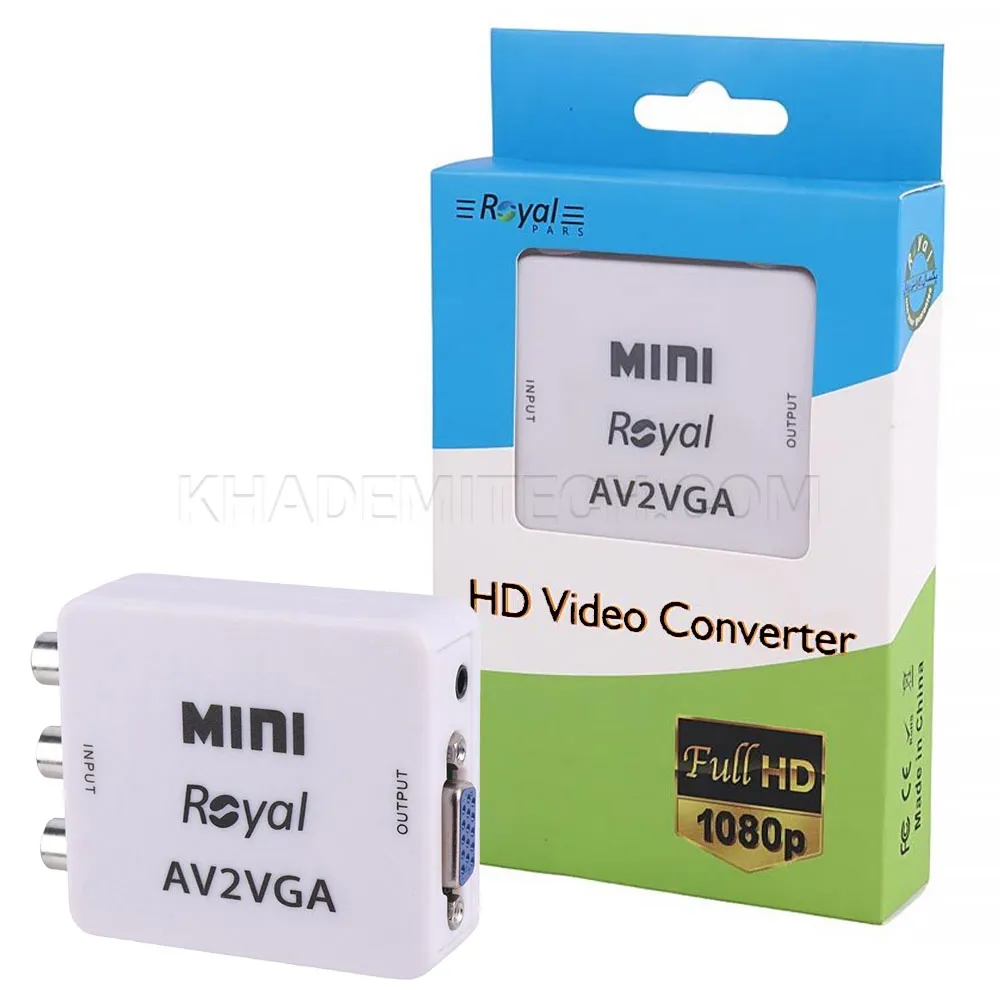 3de19681c1a3d2c107825498e2bc53933dcbae585fc5caf1c92c2ae89a48993f.webp تبدیل رویال AV به VGA پک کوچک ROYAL