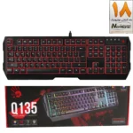کیبوردسیم گیم ایفورتک Q135-RED