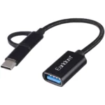 کابل تبدیل ارلدام مدل Earldom ET-OT84 OTG USB To MicroUSB / Type-C