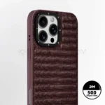 قاب اپل یانگ کیت مدل YoungKit FABRIC 16 ProMax زرشکی