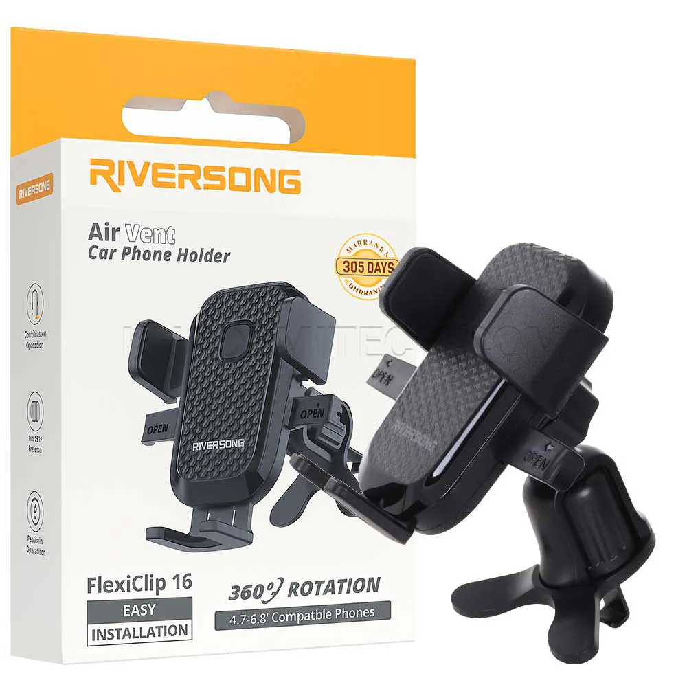 3fa00c5bc6bc7a8bb4ee0f62ab5e7684b41878428521ad8d026ab3842b1e7412.webp هولدر موبایل ریورسانگ مدل RIVERSONG CH18 مشکی