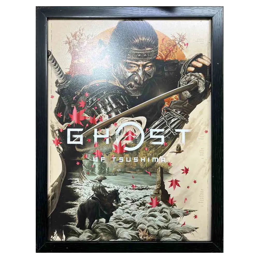 4004144198ad9b124ff921d2a1438d85b610d48dd2365c06e0d3b8a5fc9a1e92.webp تابلو دکوراتیو طرح Ghost of Tsushima