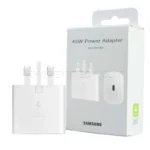 شارژر کلگی اورجینال سامسونگ مدل Samsung NFC 3Port 45W سفید گارانتی بوف