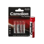 باطری آلکالاین نیم قلم 4 کارتی کملیون مدل CAMELION Plus