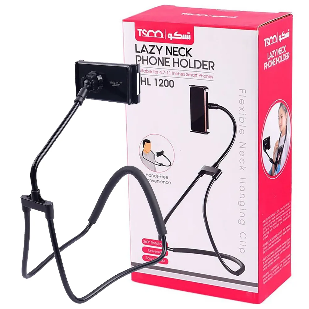 42f444548a27db4a8e9570b25054b48f0a24c885e5de0f0b7611e1629a33f13c.webp هولدر گردنی موبایل تسکو مدل THL1200 TSCO مشکی