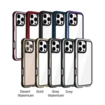 قاب اپل مدل KZDOO ARES IPHONE 16Pro نقره ای