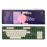 کیبورد گیمینگ سیم دار رپو مدل RAPOO V500 PRO بژ سبز