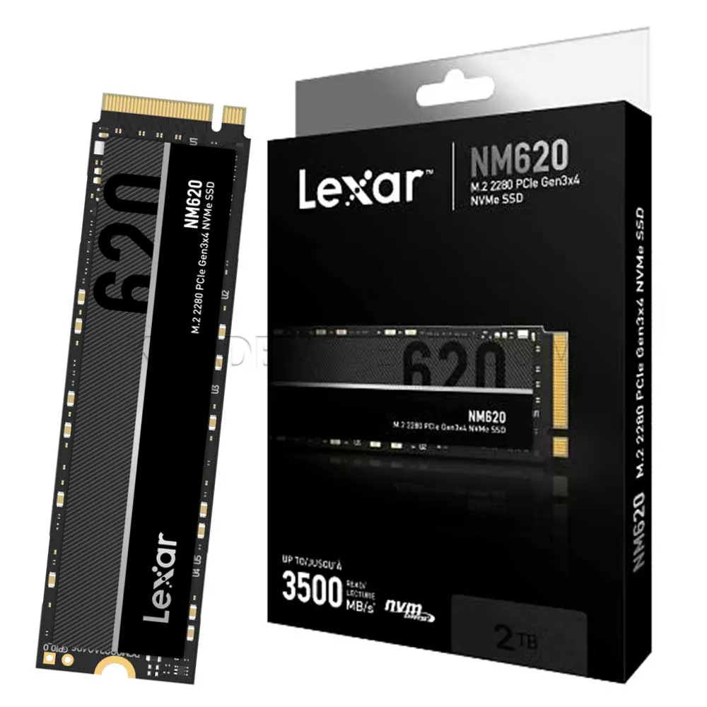 43c352f305b97d6c5f9fd2bf2a5b67450f1635b58c47fc760bc202114ec82c25.webp هارد اینترنال لکسار مدل Lexar NM620 M2 SSD 2T