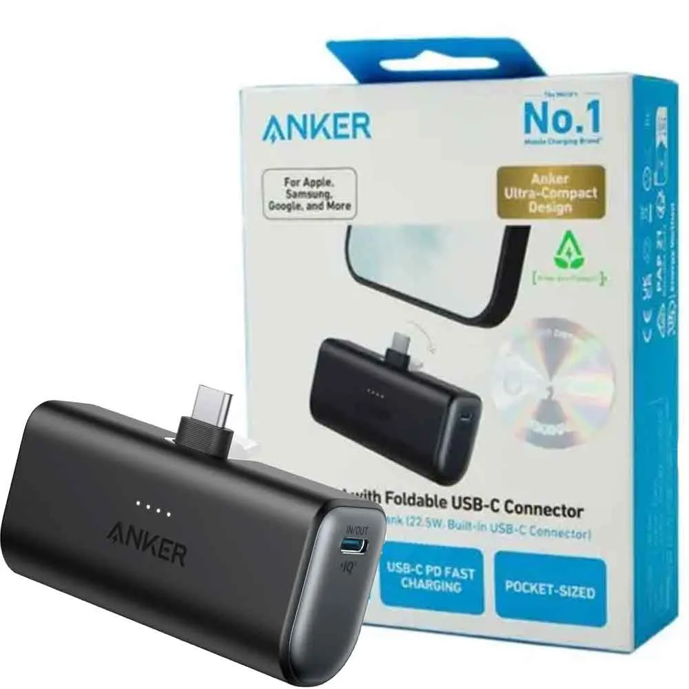 43c799980fa38ab3565847398ba4deb89ab01cc1226061431f4f2268c3e63cf9.webp پاوربانک و شارژر همراه انکر مدل ANKER A1653H11 5000mAh 22.5