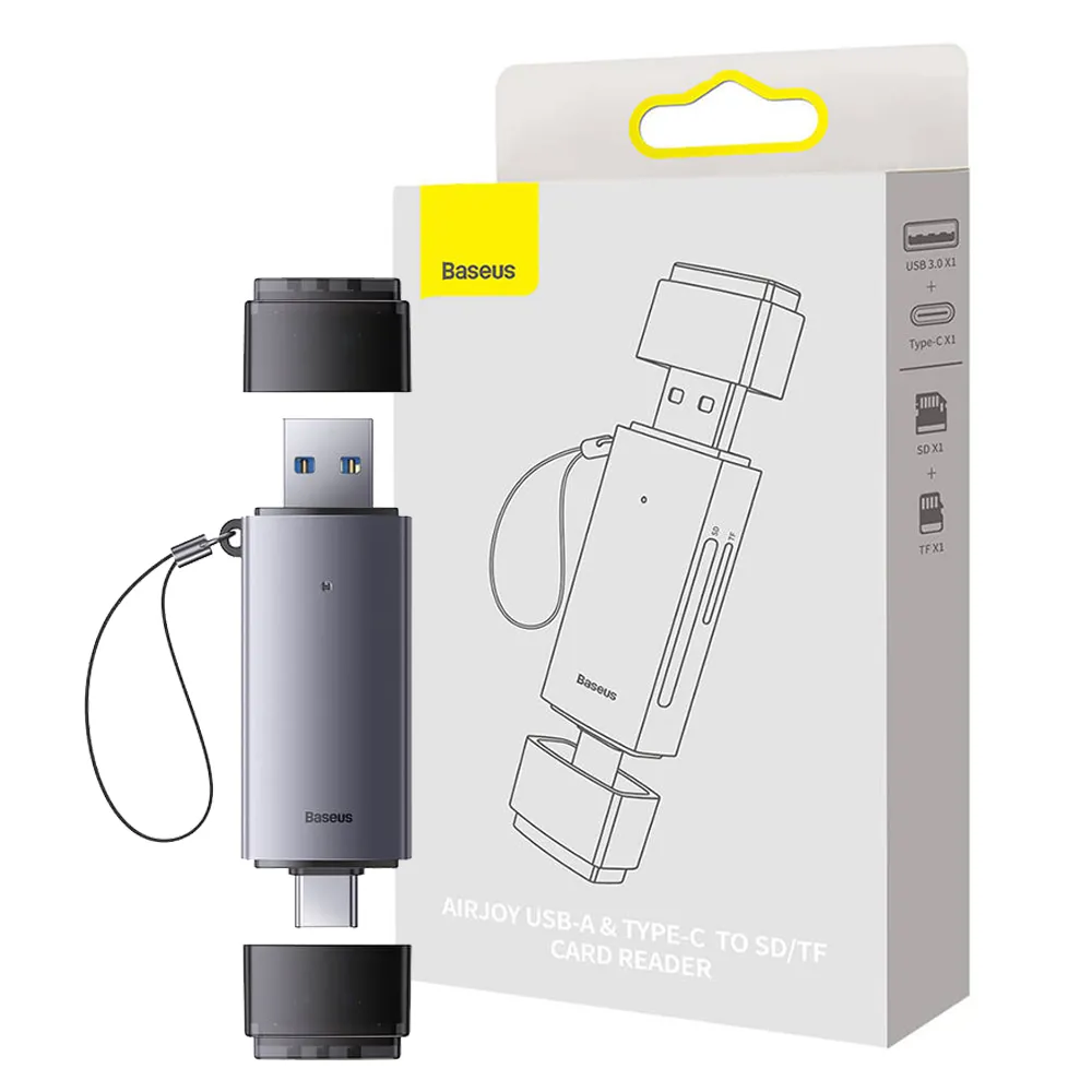 44372b73038b0bfe6cabfa0d2748d399fbd08324fffc89d5f439179f15625148.webp رم ریدر بیسوس مدل BASEUS WKQX060113 گارانتی آونگ