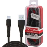 کابل تسکو مدل TSCO 1M TCC205 TYPE-C مشکی