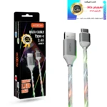 کابل موکسوم MOXOM KH-68LED TYPE-C سفید