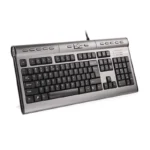 کیبورد سیم دار ایفورتک مدل A4TECH KL-7MUU Silver Gray