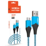 کابل میکرو موکسوم مدل MOXOM MICRO KH-16 آبی سفید