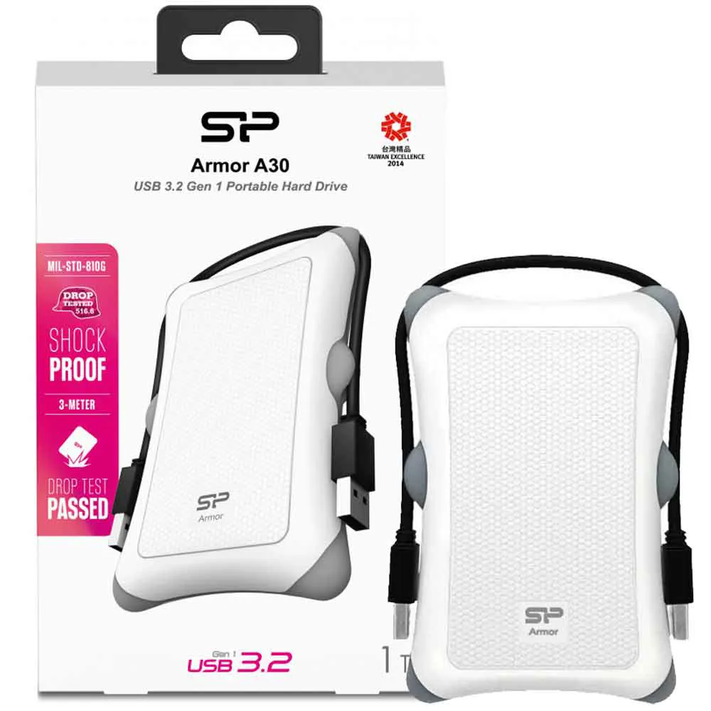 474f9ebb16b7b4276a106c4e4a8b948fdf0ea941d5caa9af0e4f930263cac0fa.webp هارد اکسترنال سیلیکون پاور مدل SILICON POWER 1TB A30 سفید