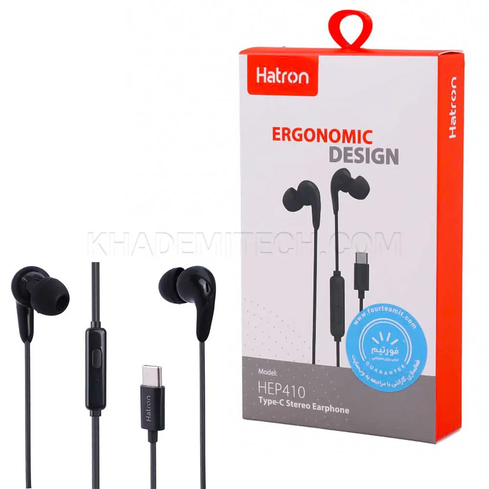4769987b54ab646d34bfa134d5835bdf5e1a991c111583a2d93b0bc2c278ddbe.webp هندزفری سیم دار هترون مدل HATRON HEP410 Type-c مشکی