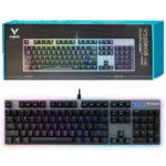 کیبورد گیمینگ بی سیم و با سیم رپو مدل RAPOO V520 RGB