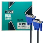 کابل مانیتور کی نت مدل Knet VGA FullHD طول 15 متر