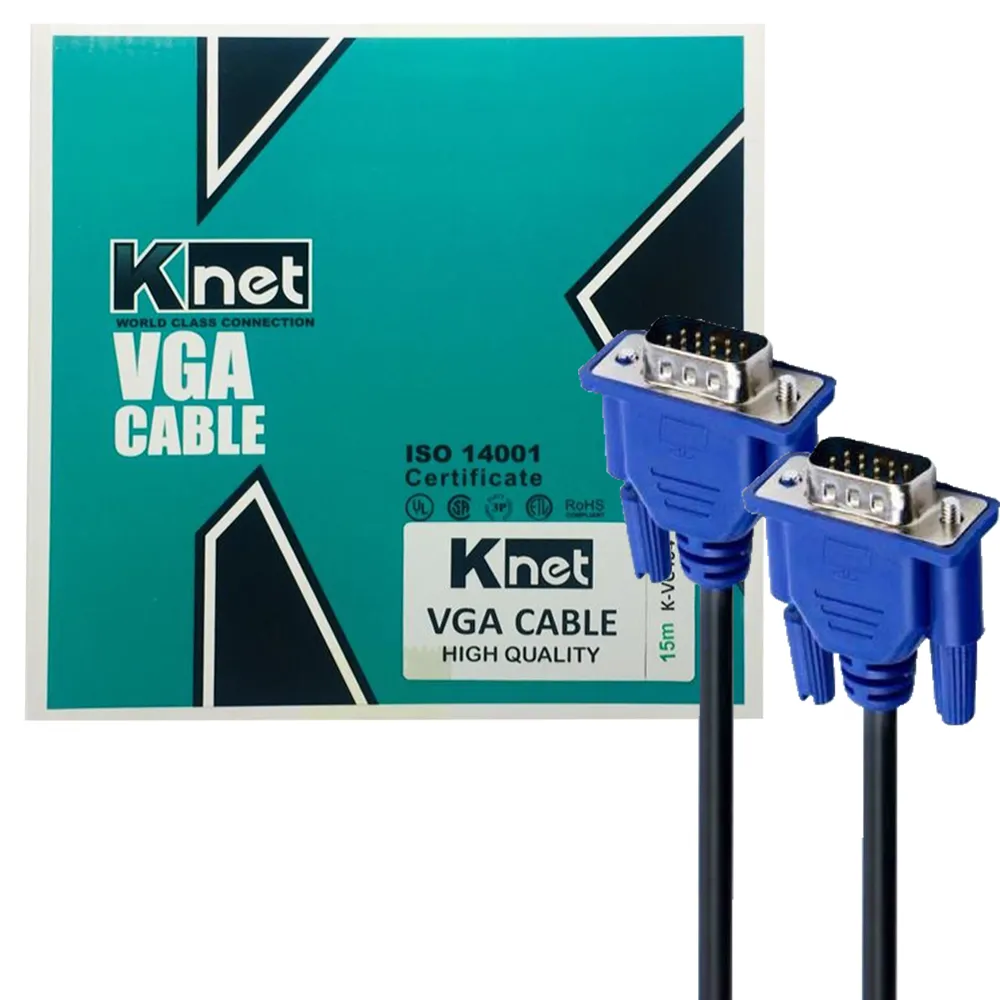 4913764cd2376ed820c2fb0a04bd33d60db0fc0ed1d7ec0170d2134bd6f27875.webp کابل مانیتور کی نت مدل Knet VGA FullHD طول 15 متر